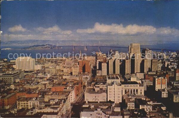San Francisco California View from Top of the Mark Restaurant Kn