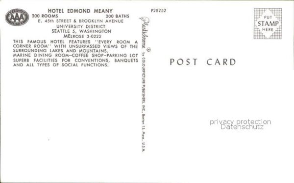 Seattle Hotel Edmond Meany – Bild 2
