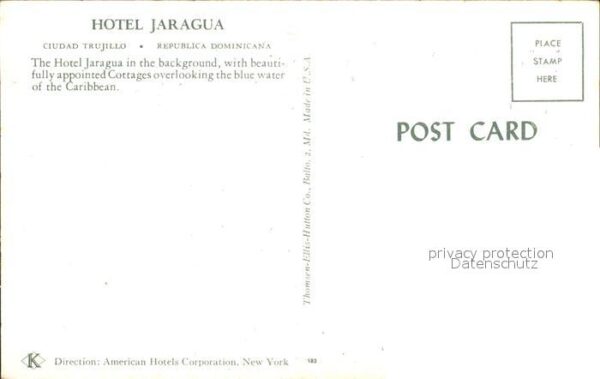 Trujillo Dominikanische Republik Hotel Jaragua – Bild 2