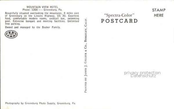 Greensburg Pennsylvania Mountain View Hotel – Bild 2
