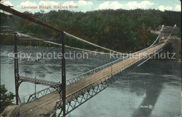 Lewiston New York Lewiston Bridge Niagara River