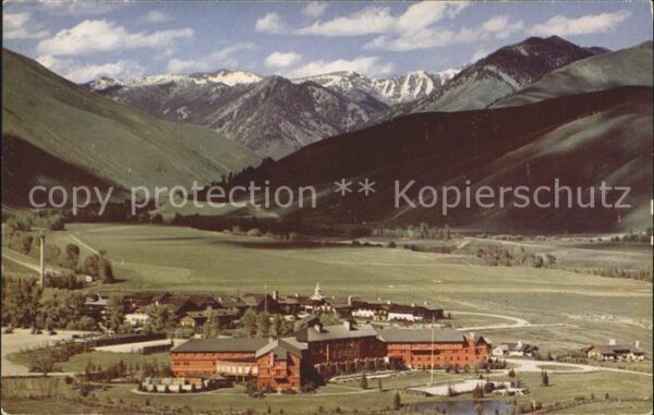 Sun Valley Idaho Panorama Mountains