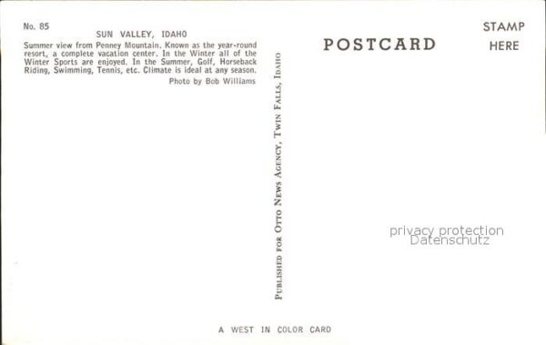 Sun Valley Idaho Panorama Mountains – Bild 2