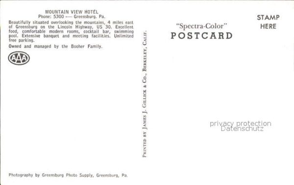 Greensburg Pennsylvania Mountain View Hotel – Bild 2