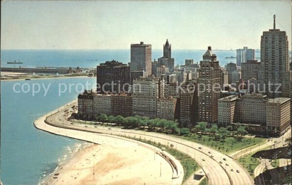 Chicago Illinois Drake Hotel Beach