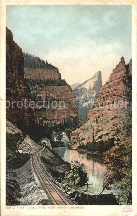 Colorado US-State Grand Rriver Canyon First Tunnel Railwa