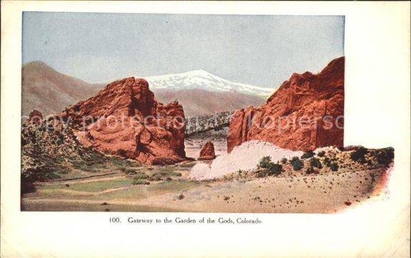 Colorado Springs Gateway to Garden of the Gods