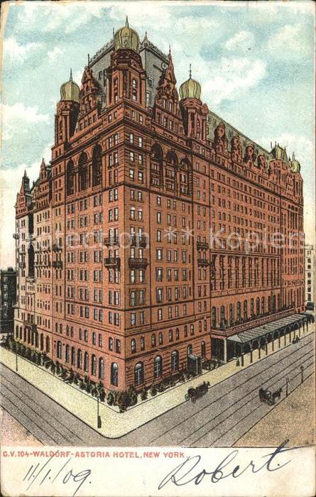New York City Waldorf Astoria Hotel