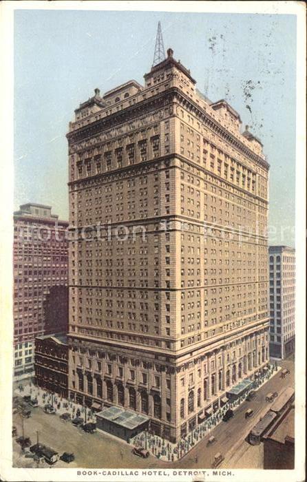 Detroit Michigan Book Cadillac Hotel
