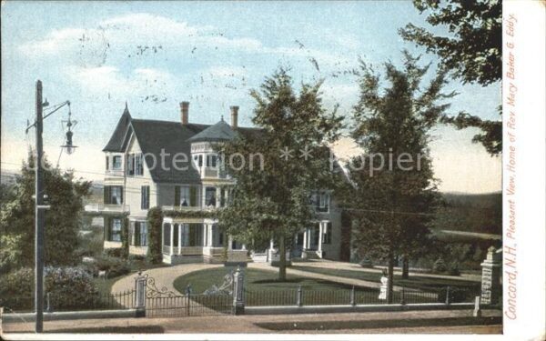Concord New Hampshire Home of Rev. Mary Baker G. Eddy