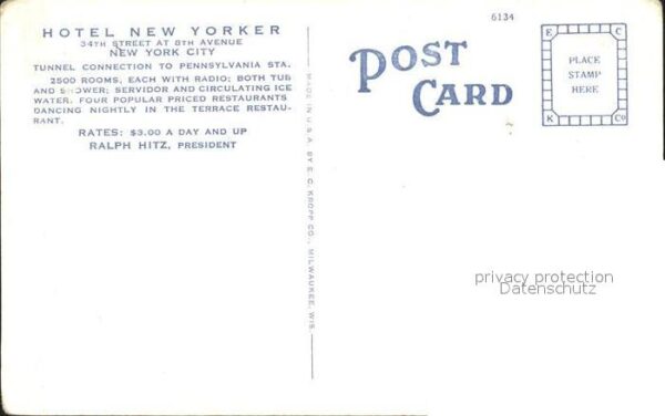New York City Hotel New Yorker – Bild 2