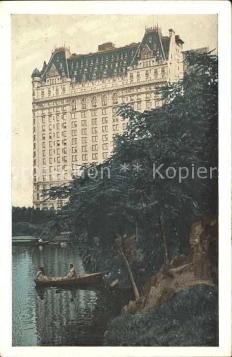 New York City The Plaza Hotel at Central Park