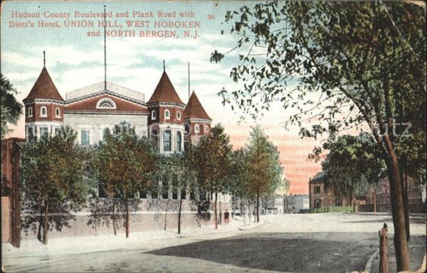 Union Hill New Jersey Hudson County Boulevard Plank Road Diet