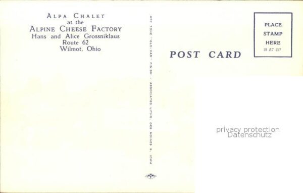 Wilmot Ohio Alpa Chalet Alpine Cheese Factory – Bild 2