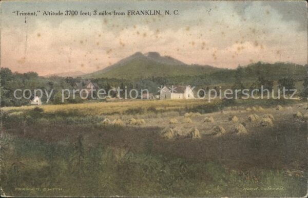 Franklin North Carolina Panorama with Trimont
