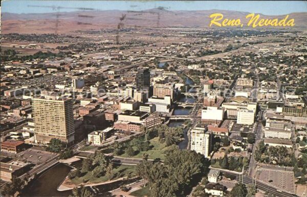 Reno Nevada Fliegeraufnahme