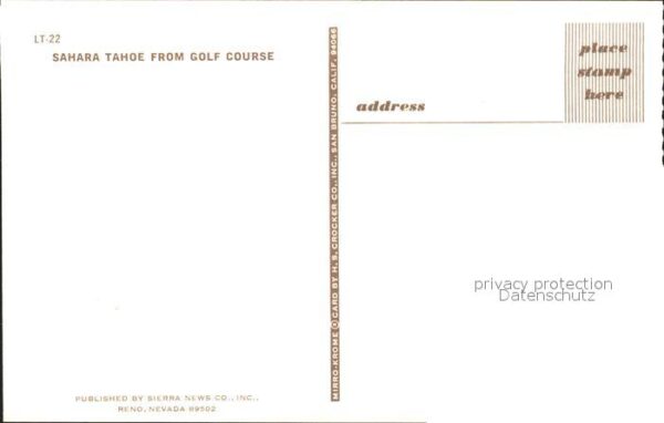 San Bruno Sahara Tahoe from Golf Course – Bild 2