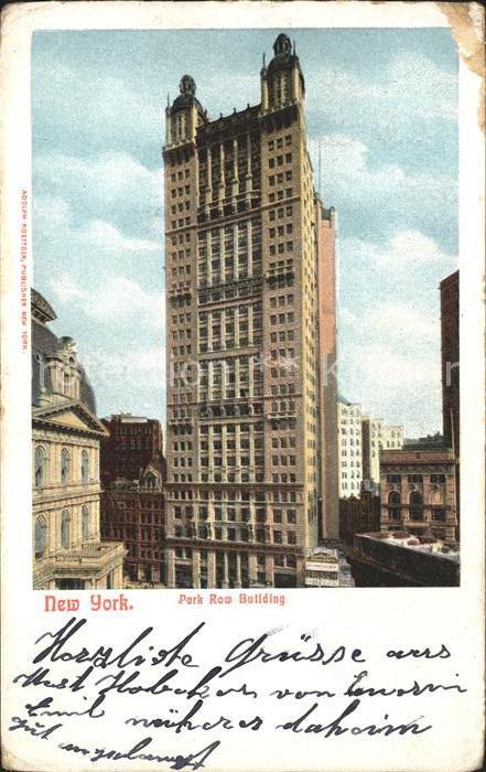 New York City Park Row Building