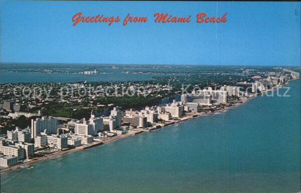 Miami Beach Skyline Fliegeraufnahme
