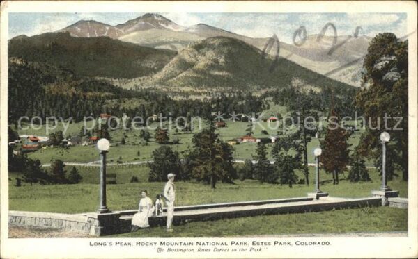 Estes Park Longs Peak Rocky Mountains National Par
