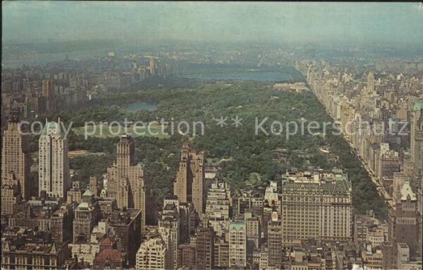 New York City Skyline Central Park from Empire State
