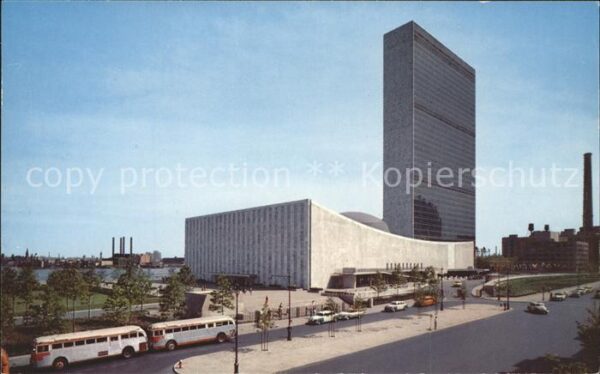 New York City United Nations Buildings Busse Autos