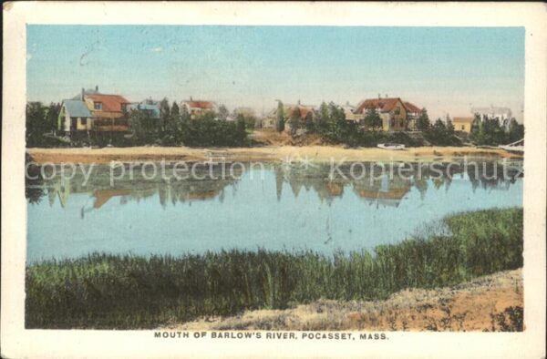 Pocasset Massachusetts Mouth of Barlows River