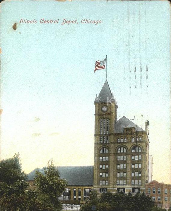 Chicago Illinois Illinois Central Depot