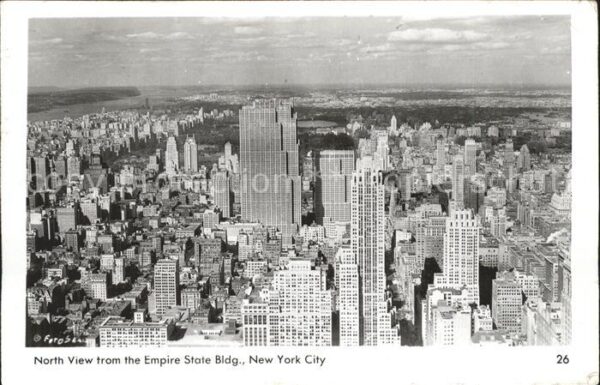 New York City Noth View from Empire State Building Sk