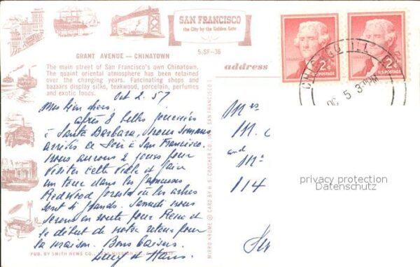 San Francisco California Grant Avenue Chinatown – Bild 2