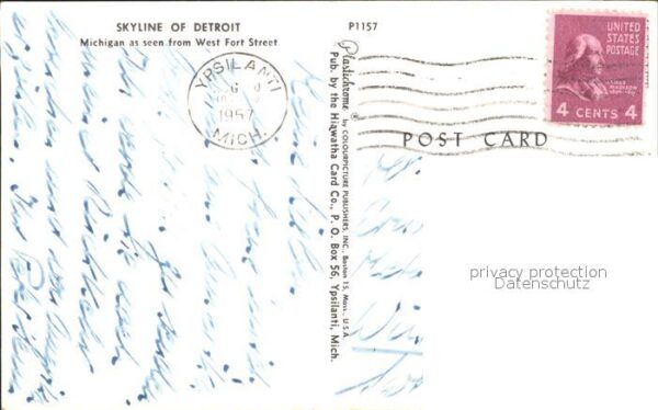 Detroit Michigan Skyline – Bild 2