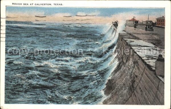 Galveston Texas Rough Sea