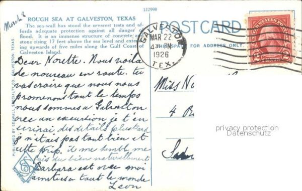 Galveston Texas Rough Sea – Bild 2