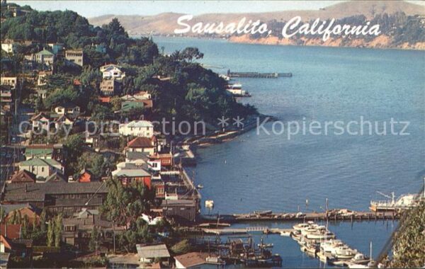 Sausalito Fliegeraufnahme