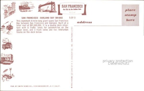 San Francisco California Oakland Bay Bridge – Bild 2