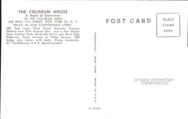 New York City Coliseum House Hotel – Bild 2