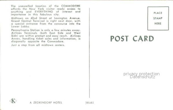 New York City Hotel Commodore – Bild 2