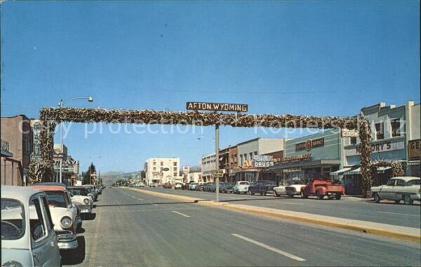 Afton Wyoming Highway 89 to Yellostone Park Cars