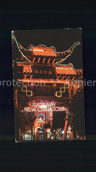 Los Angeles California Chinatown at Night