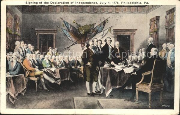 Philadelphia Pennsylvania Signing of Declaration of Indenpendence