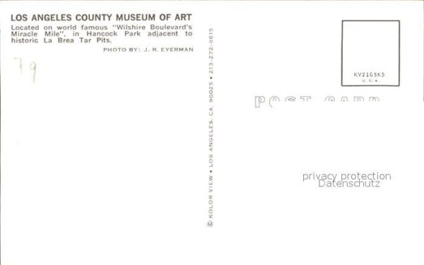 Los Angeles California Art Museum Brunnen – Bild 2