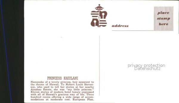Hawaii US-State Hotel Princess Kaiulani – Bild 2