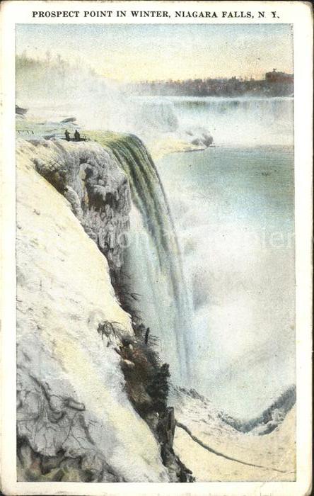 Niagara Falls New York Prospect Point in Winter
