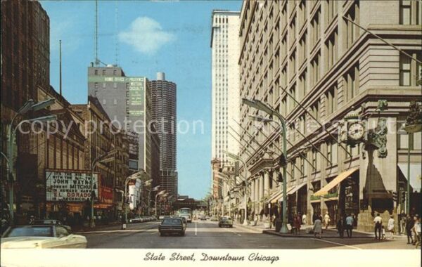 Chicago Illinois State Street Cars