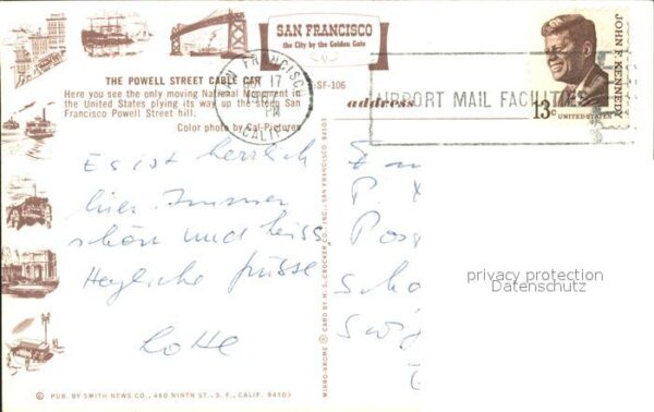 San Francisco California Powell Street Cable Car – Bild 2