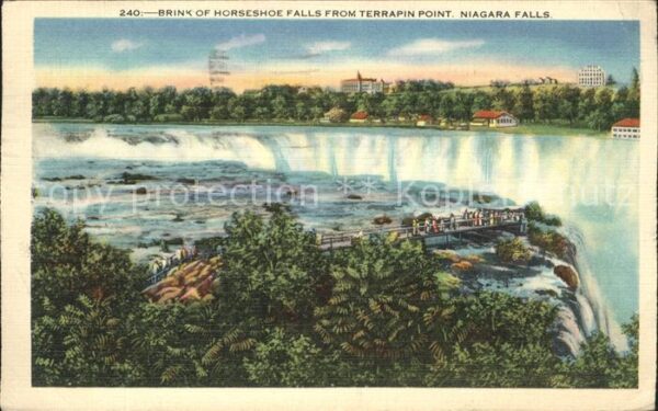 Niagara Falls New York Brink of Horseshoe