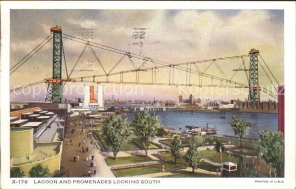 Chicago Illinois International Exposition Lagoon Promena