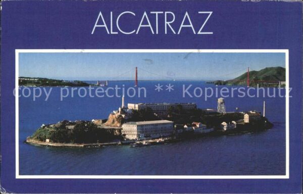 Alcatraz San Francisco Fliegeraufnahmeweq