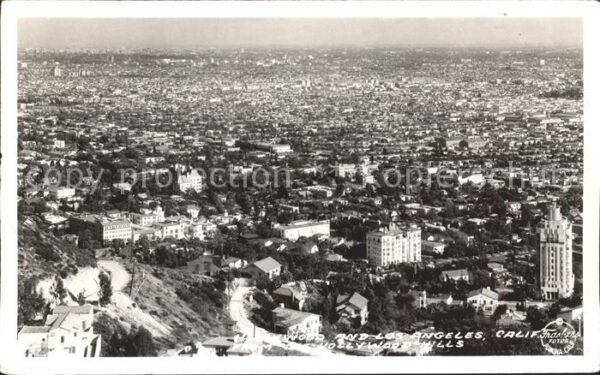 Hollywood California Fliegeraufnahme