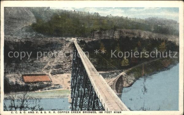 Clinchport Scott County Virginia USA Copper Creek Bridges